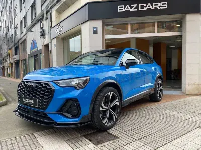 Usado Audi Q3 Sportback 150 CV (110 kW) 2021 Azul SUV
