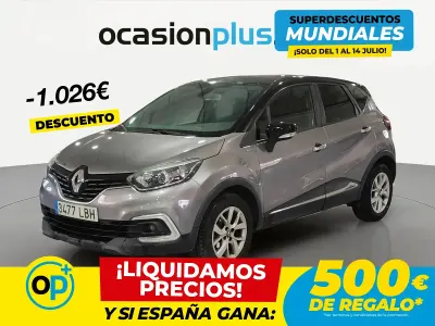 Usado Renault Captur LIMITED 90 CV (66 kW) 2019 Gris SUV