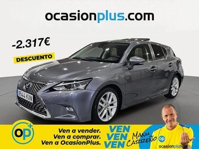 Usado Lexus CT200h Luxury Line 136 CV (100 kW) 2019 Gris