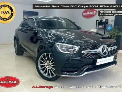 Usado Mercedes GLC200 163 CV (119 kW) 2021 Negro SUV