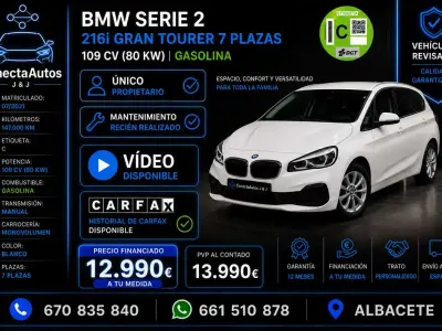 Usado BMW 218 Gran Tourer