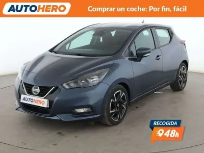 Usado Nissan Micra Acenta 92 CV (67 kW) 2021 Gris Utilitario