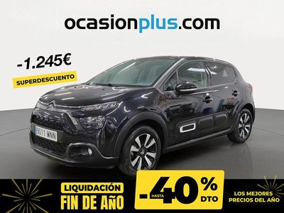 Negro Usado 2024 Citroën C3 PureTech Berlina | 13.700 € (Precio justo)