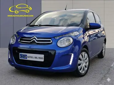 Usado Citroën C1 Feel 72 CV (52 kW) 2021 Azul Utilitario