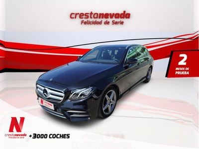 Usado Mercedes E220 194 CV (142 kW) 2020 Negro Familiar
