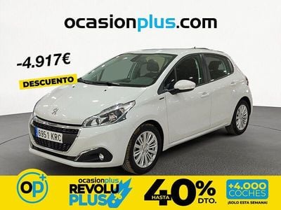 Usado Peugeot 208 Signature Sky 110 CV (80 kW) 2018 Blanco Utilitario