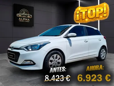 Usado Hyundai i20 75 CV (55 kW) 2016 Blanco Berlina
