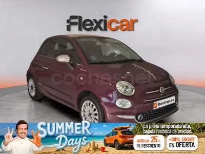 Usado Fiat 500C Dolcevita 70 CV (51 kW) 2021 Rojo Descapotable