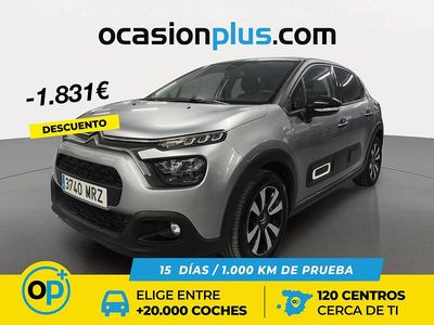 Gris / plata Usado 2024 Citroën C3 PureTech Berlina | 12.890 € (Precio justo)