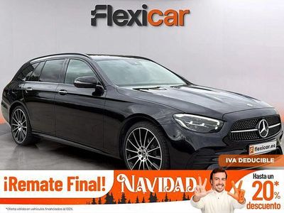 Negro Usado 2021 Mercedes E220 Familiar | 33.490 € (Precio justo)