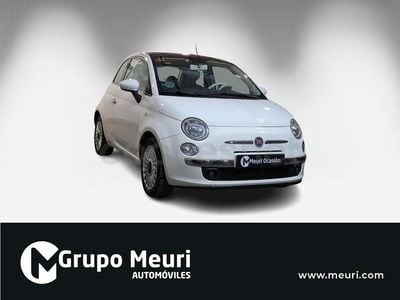 Usado Fiat 500 Lounge 69 CV (50 kW) 2011 Blanco Berlina