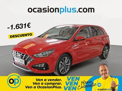 Usado Hyundai i30 110 CV (80 kW) 2023 Rojo Berlina