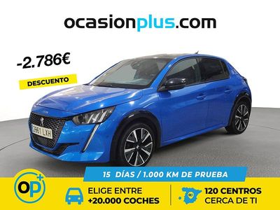 Usado Peugeot 208 GT 100 CV (73 kW) 2022 Azul Utilitario