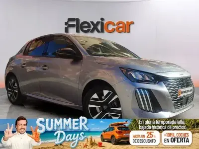 Usado Peugeot 208 Allure 100 CV (73 kW) 2025 Gris Utilitario