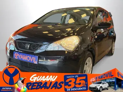 Usado Seat Mii Style 60 CV (44 kW) 2014 Negro Utilitario