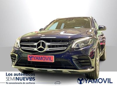 Usado Mercedes GLC250 204 CV (150 kW) 2018 Azul SUV