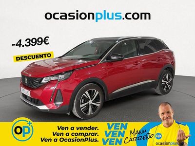 Usado Peugeot 3008 GT 130 CV (95 kW) 2021 Rojo SUV