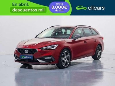 Usado Seat Leon ST FR 150 CV (110 kW) 2021 Rojo Familiar