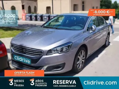 Usado Peugeot 508 Allure 150 CV (110 kW) 2014 Gris Berlina