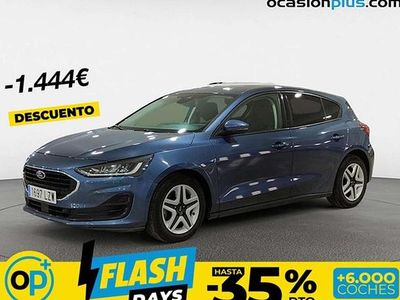 Usado Ford Focus Trend+ 120 CV (88 kW) 2022 Azul Utilitario