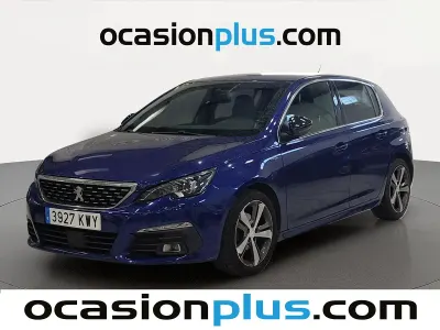 Usado Peugeot 308 GT-line 131 CV (96 kW) 2019 Azul Utilitario