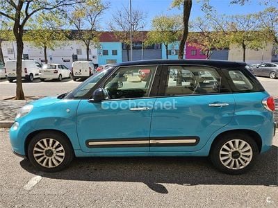 Usado Fiat 500L Lounge 95 CV (69 kW) 2015 Azul Monovolumen