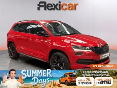 Usado Skoda Karoq 150 CV (110 kW) 2021 Rojo SUV