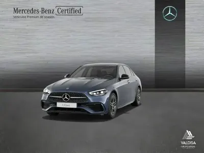 Usado Mercedes C200 AMG line 204 CV (150 kW) 2022 Azul Berlina