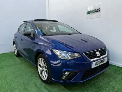 Usado Seat Ibiza FR 115 CV (84 kW) 2017 Azul Berlina