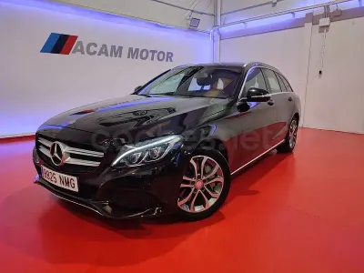 Usado Mercedes C350e 279 CV (205 kW) 2015 Negro Familiar