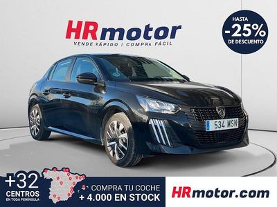Usado Peugeot 208 Active 101 CV (74 kW) 2024 Negro Utilitario