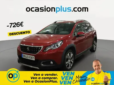 Usado Peugeot 2008 Allure 110 CV (80 kW) 2018 Rojo SUV