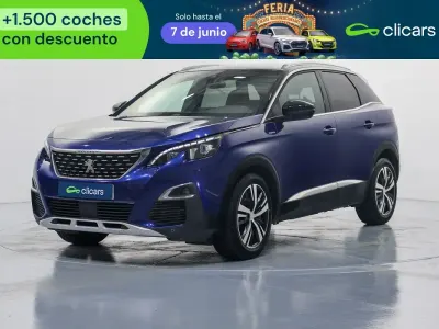 Usado Peugeot 3008 GT-line 120 CV (88 kW) 2016 Azul SUV
