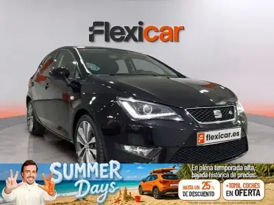 Usado Seat Ibiza FR 110 CV (80 kW) 2017 Negro