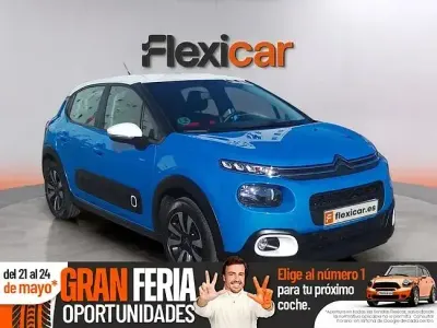 Käytetty Citroën C3 Feel 83 HP (61 kW) 2021 Sininen Viistoperä