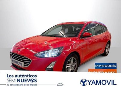 Usado Ford Focus Trend 120 CV (88 kW) 2020 Rojo Familiar