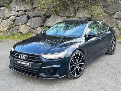Usado Audi A7 Black Edition 350 CV (257 kW) 2020 Azul Berlina