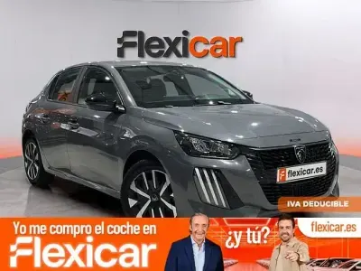Usado Peugeot 208 Active 100 CV (73 kW) 2024 Gris Utilitario