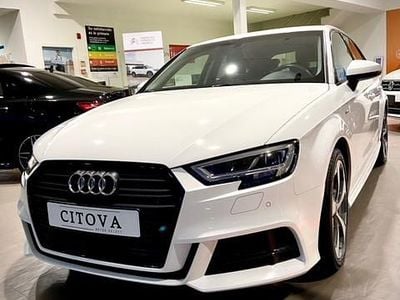 Usado Audi A3 S-Line 150 CV (110 kW) 2017 Blanco negro Utilitario