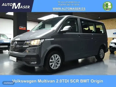 Usado VW Multivan 150 CV (110 kW) 2022 Gris Monovolumen