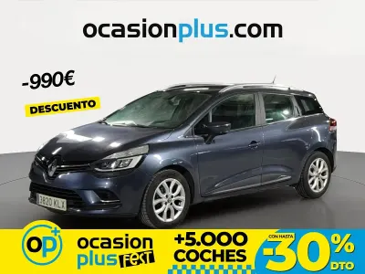 Usado Renault Clio GrandTour Zen 90 CV (66 kW) 2018 Gris Familiar
