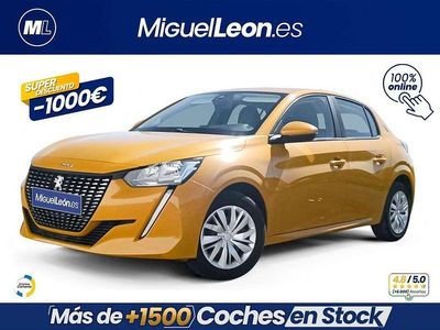 Usado Peugeot 208 Active 68 CV (50 kW) 2021 Amarillo Utilitario