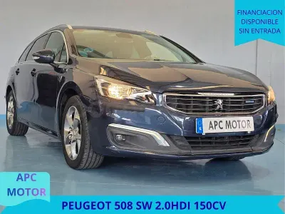 Usado Peugeot 508 SW Active 150 CV (110 kW) 2016 Azul Familiar