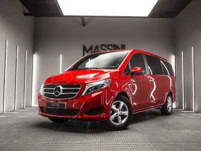 Usado Mercedes V220 163 CV (119 kW) 2016 Rojo Monovolumen