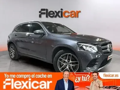 Usado Mercedes GLC220 AMG line 170 CV (125 kW) 2017 Gris SUV
