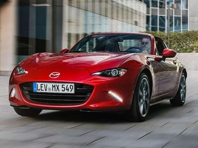 Rojo Usado 2017 Mazda MX5 Luxury Descapotable | 23.990 € (Precio justo)