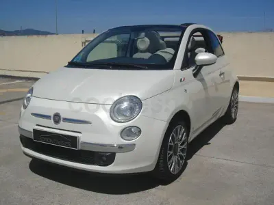 Usado Fiat 500C Lounge 100 CV (73 kW) 2010 Blanco Descapotable
