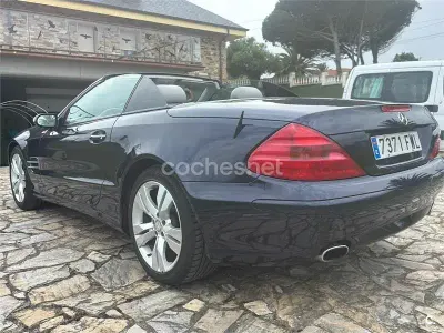 Usado Mercedes SL350 245 CV (180 kW) 2007 Azul Descapotable