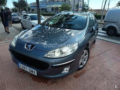 Usado Peugeot 407 136 CV (100 kW) 2005 Azul Familiar