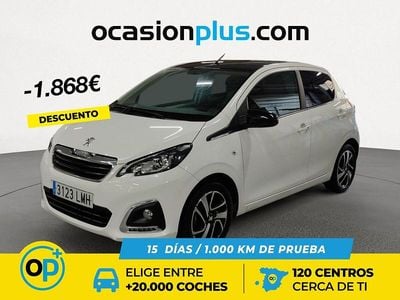 Blanco Usado 2021 Peugeot 108 Allure Utilitario | 9990 € (Precio justo)